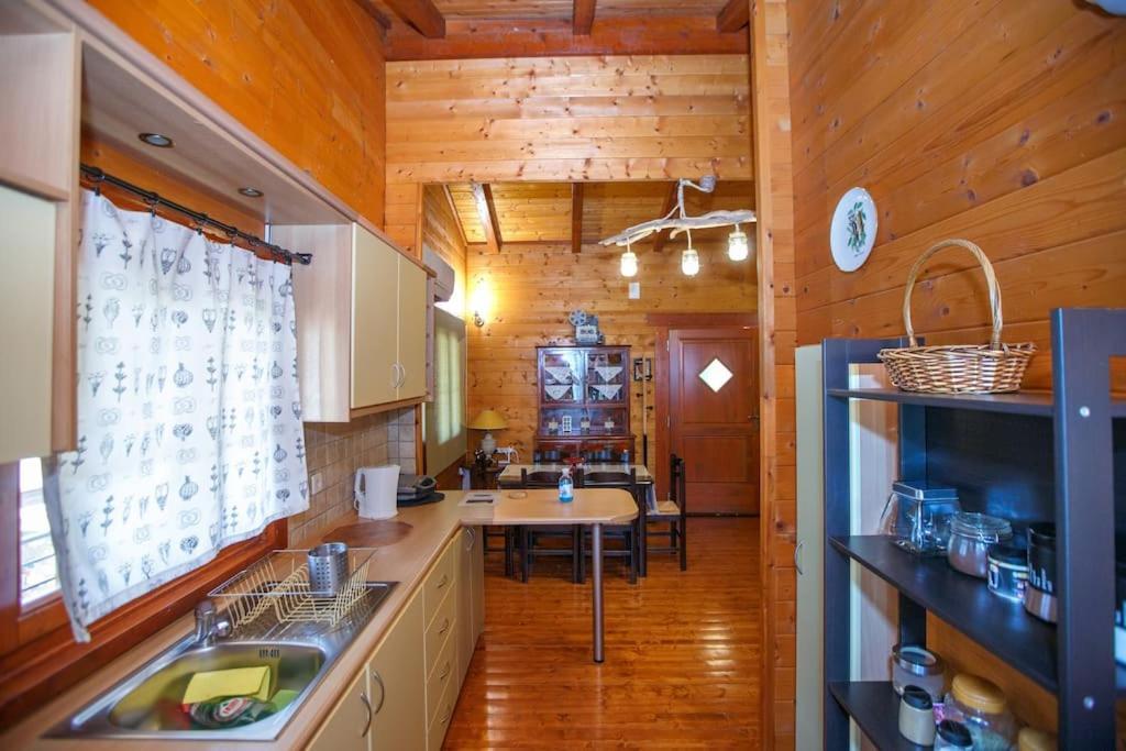 Wooden House In Ioanninaアパートメント エクステリア 写真